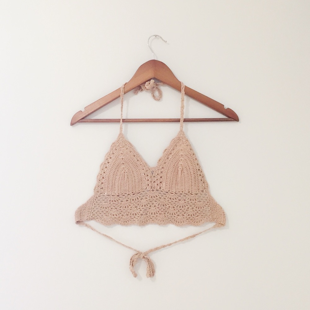 hand crochet bralette top